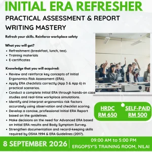 8 September 2026: Initial ERA Refresher – Practical Assessment & Report Writing Mastery