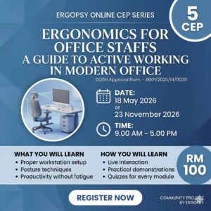 Ergonomics for Office Staff: A Guide to Active Working in Modern Office (5 CEP)