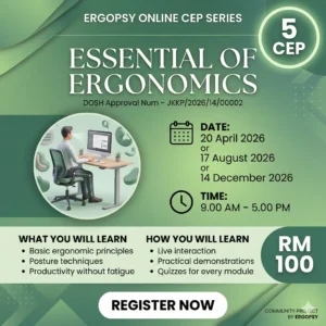 Essentials of Ergonomics (5 CEP)